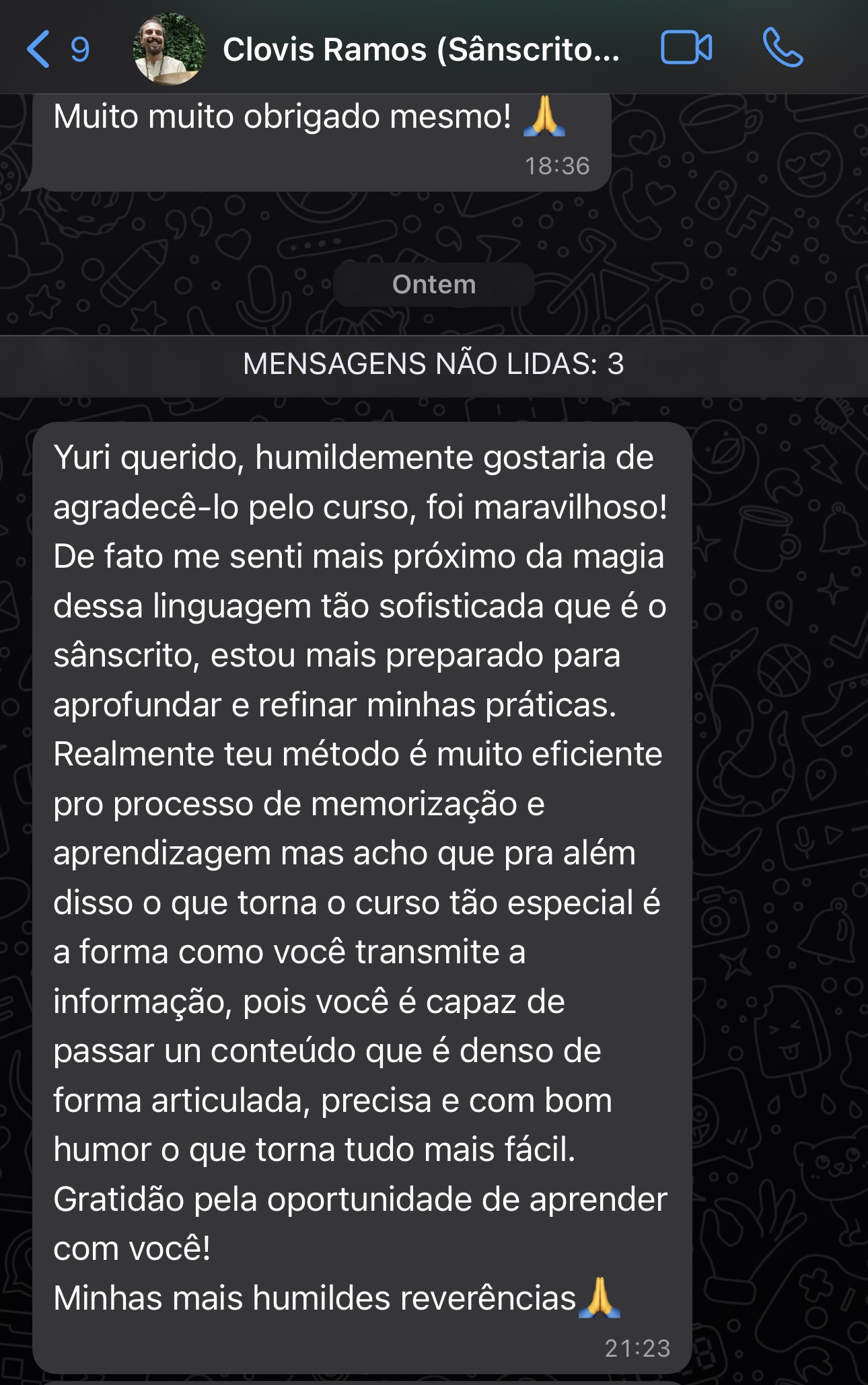 Depoimento de João Túlio